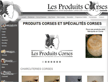 Tablet Screenshot of lesproduits-corses.com